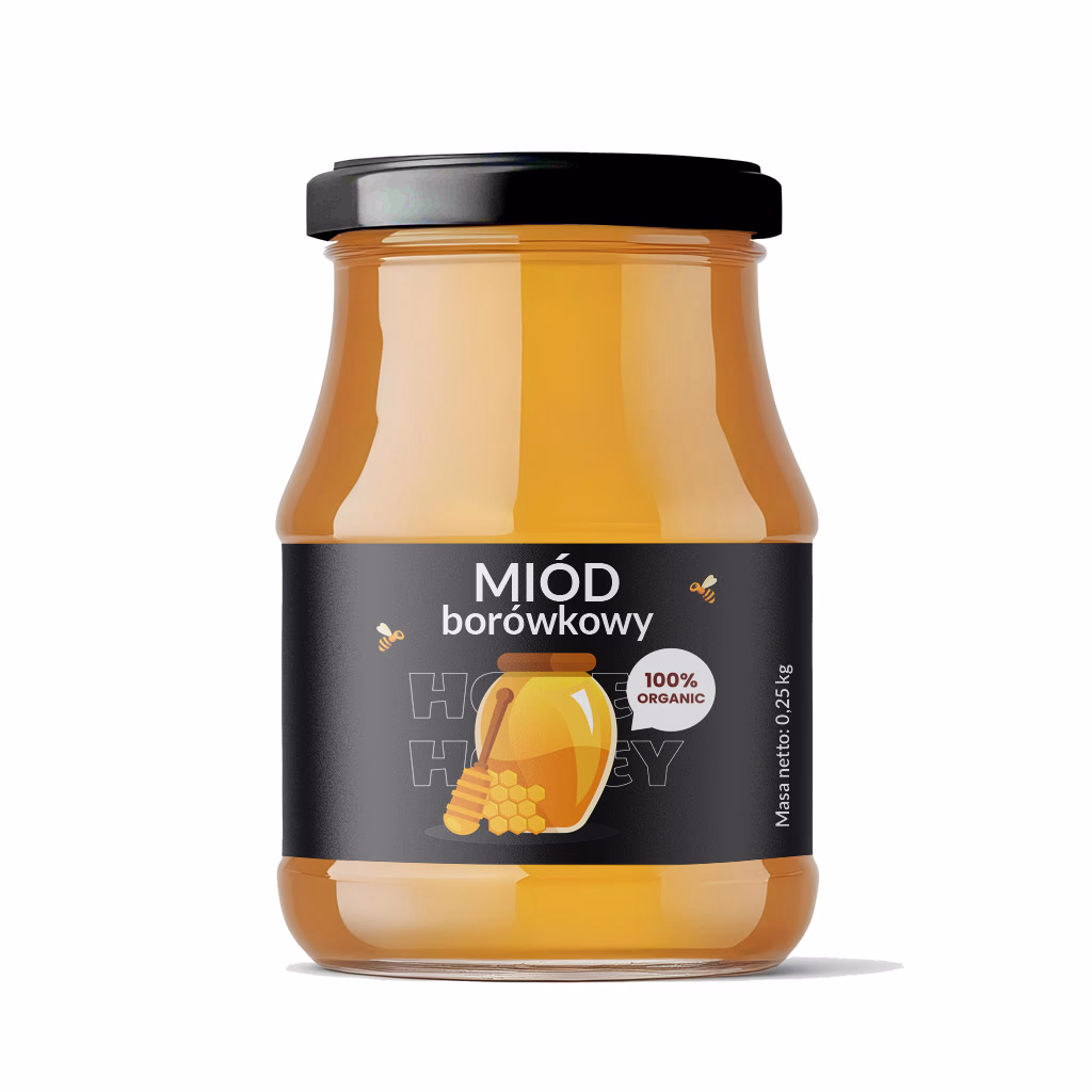 Miód borówkowy 250 g